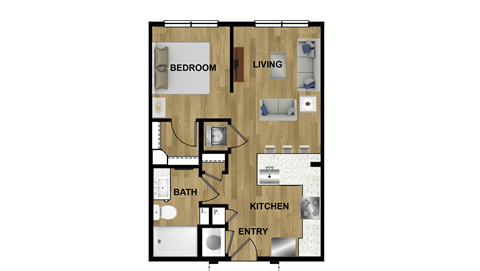 S1a Floor Plan at Brixton South Shore, Texas